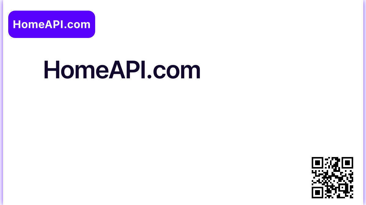 HomeAPI.com