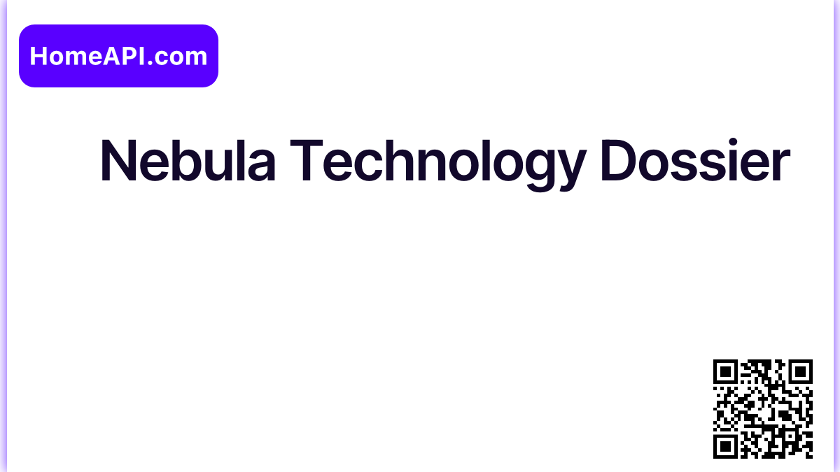 Nebula Technology Dossier